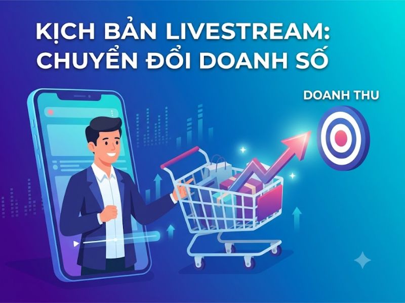 Mẫu kịch bản Livestream bán hàng hiệu quả chuyển đổi doanh số