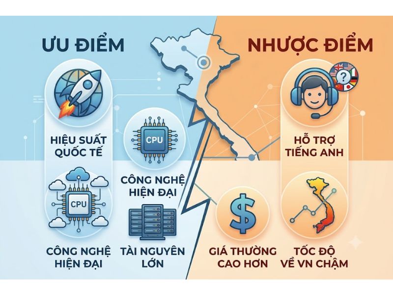 Mua Hosting WordPress Việt Nam Hay Nước Ngoài
