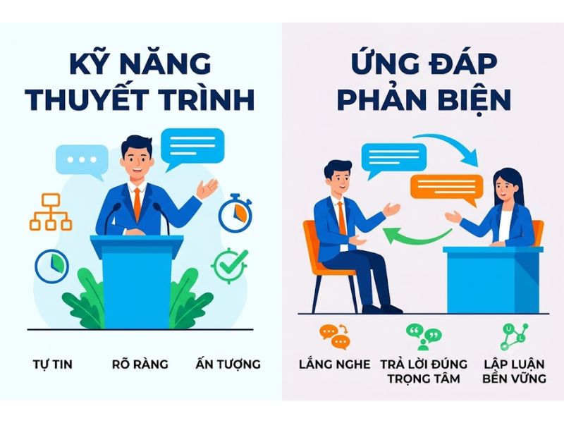 Quy trình bảo vệ đề tài khoa học