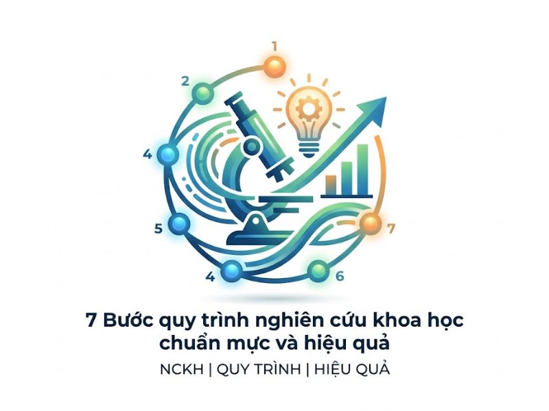 7 Bước quy trình nghiên cứu khoa học chuẩn mực và hiệu quả
