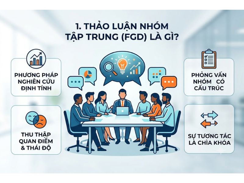 Thảo luận nhóm tập trung (Focus Group Discussion - FGD)
