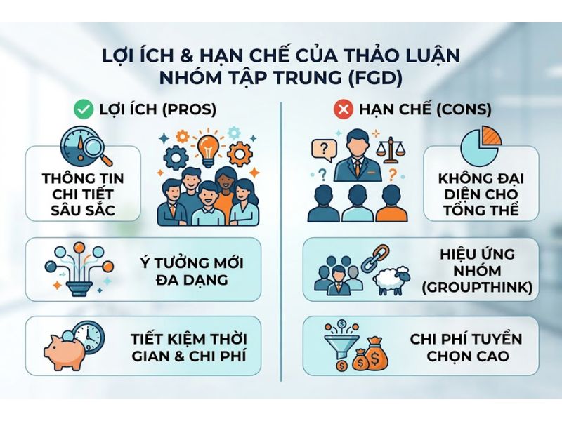 Thảo luận nhóm tập trung (Focus Group Discussion - FGD)
