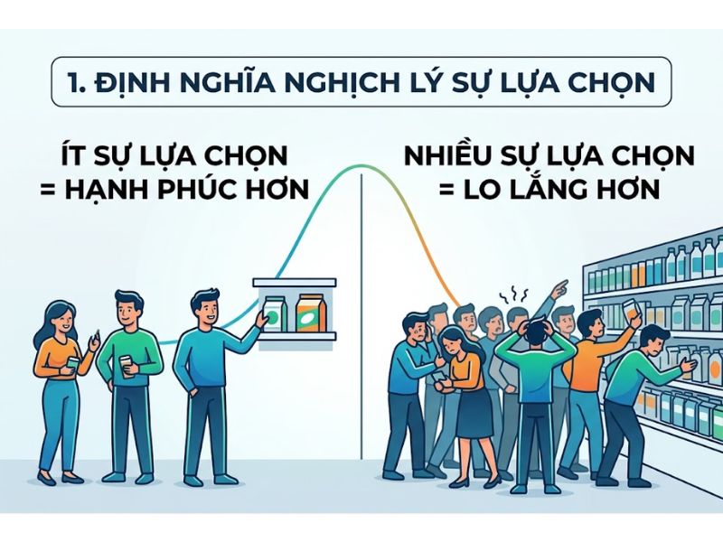 Thuyết Nghịch lý Sự lựa chọn (Paradox of Choice)