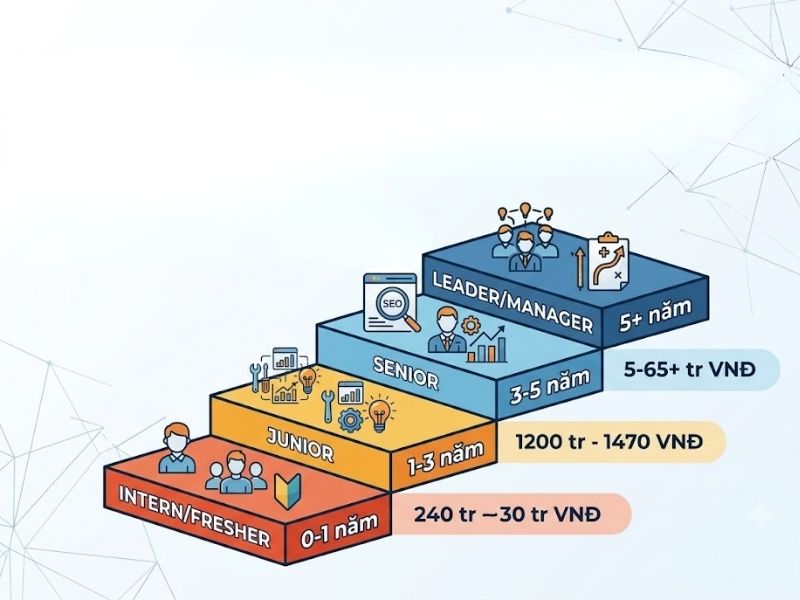 Digital Marketing lương bao nhiêu? Theo Cấp Bậc, Vị Trí Chuyên Môn