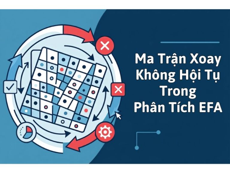 Ma trận xoay không hội tụ trong phân tích EFA