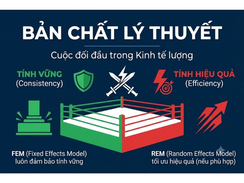 Kiểm Định Hausman Tổng Quan: Quy Tắc Chọn Mô Hình FEM Hay REM