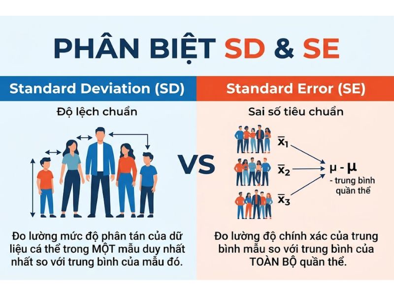 Standard Error Là Gì? Phân Biệt Với Standard Deviation